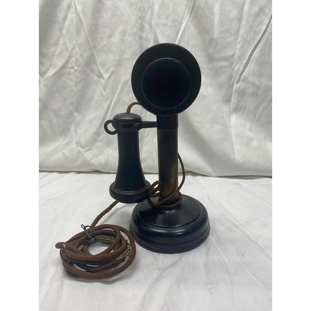Kellogg candlestick telephone desk phone 1901 1908 vintage a